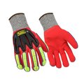 Ringers Gloves R-Flex Full Dip Nitrile, Large 068-10
